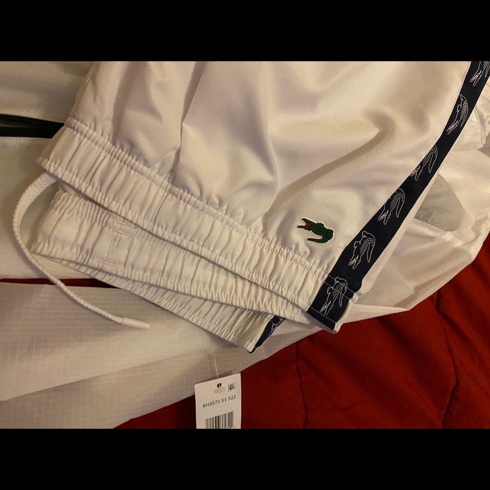 White Lacose wind breakers